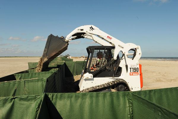 Coastal Rapid Flood Defense Construction