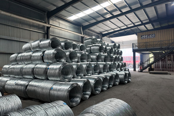 Galvanized Steel Wire Raw Material Stockyard