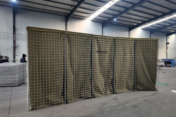 Modular HESCO Barrier Empty Unit Display